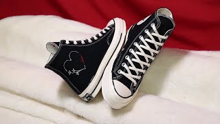 Converse Chuck Taylor All Star 1970s Valentines Day  171118C [upl. by Airom]