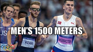 Jakob Ingebrigtsen VS Josh Kerr  Mens 1500 Meter Finals  2024 Paris Olympic Games Preview [upl. by Nevanod]