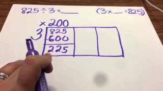 Rectangle Method for Division [upl. by Nerhtak]