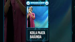 Koila Paata Bagunda Song Cover by Sindhuri  Uhitha Music Academy [upl. by Ecilahs]