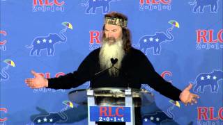 Phil Robertson  Republican Leadership Conference 2014 [upl. by Devy]