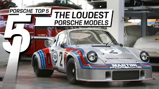 Porsche Top 5 Series The loudest Porsche models [upl. by Ahsinotna]