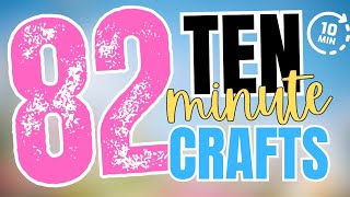 82 GENIUS TEN MINUTE Dollar Tree DIY Crafts [upl. by Trovillion482]