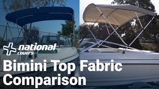 3Bow Bimini Top Fabric Comparison  Features amp Benefits  National Covers [upl. by Cornelius]