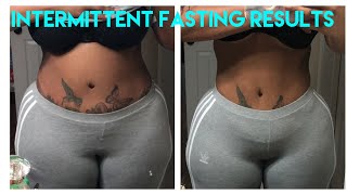 My 4 Week Results With INTERMITTENT FASTING  Is It Worth It [upl. by Alyt]