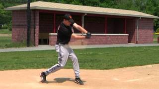 1112 Hand amp wrist action on baseball bat Learn baseball swing muscles Launch phase mechanics [upl. by Kennard509]