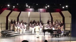 Now is the Month Of Maying  Fossum Middle School 7th Grade Girls Choir  UIL 2017 [upl. by Nevuer]