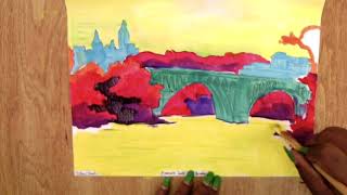 painting fauvist bridges [upl. by Ramses]