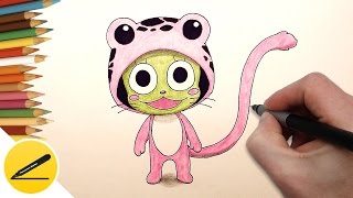 How to draw Frosch Fairy Tail step by step  Anime Manga Drawing [upl. by Suhail46]