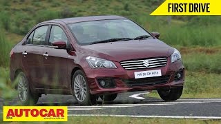 2014 Maruti Suzuki Ciaz  First Drive Video Review  Autocar India [upl. by Ettenuj624]