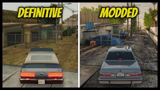 GTA San Andreas The Definitive Edition vs Modded  Graphics and Details Comparison [upl. by Jump]