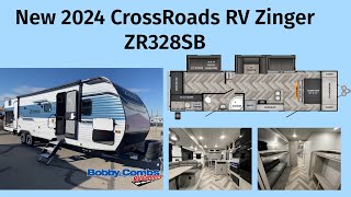 New 2024 Crossroads RV Zinger ZR328SB bobbycombsrv walkthrough rvsales caldwell idaho [upl. by Malvia]