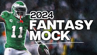 A 2024 Fantasy Football Mock Draft [upl. by Odnomar]