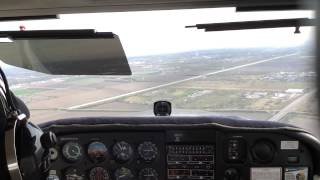 First Solo  Bounced Landing Porpoising Cessna 172  Full Video [upl. by Nylatsirhc825]