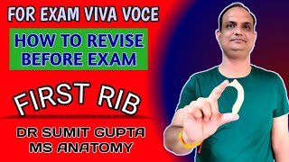 FIRST RIB  VIVA QUESTIONS [upl. by Ranice452]