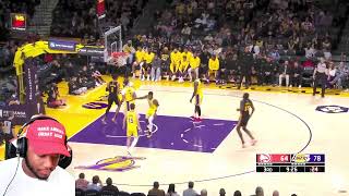 Los Angeles Lakers vs Atlanta Hawks Full Game Highlights  March 18 2024  OkayRickk Reacts [upl. by Karlie397]