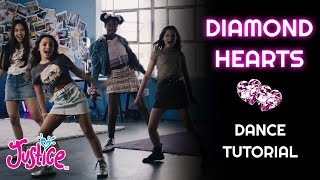 OFFICIAL quotDIAMOND HEARTSquot DANCE TUTORIAL [upl. by Ritter]