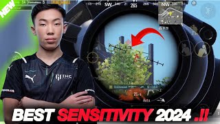 IHC GODLESS NEW SENSITIVITY IN 2024  BEST NEW SENSITIVITY SETTINGS FOR PUBG MOBILE  BGMI [upl. by Lleddaw]