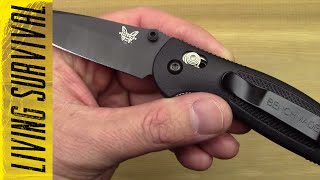 Benchmade Mini Griptilian Folding Knife Review [upl. by Adleme]