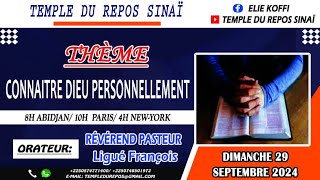 CONNAITRE DIEU PERSONNELLEMENT PAR REVEREND PASTEUR LIGUE FRANCOIS [upl. by Olegna978]