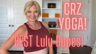 Best Lulu Align Legging Dupes  CRZ YOGA x Butterluxe  Haul amp Try On Over 50 [upl. by Kerekes277]