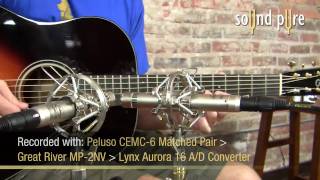 Peluso CEMC6 Microphones Track Brilliant Acoustic Guitars [upl. by Noelle]