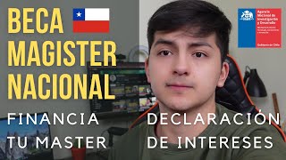 GUIA para adjudicarse la Beca Magíster Nacional ANID  MAGISTERMASTER en CHILE [upl. by Assilla310]