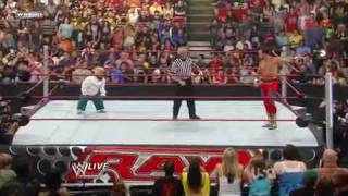 YouTube Hornswoggle vs Chavo Guerrero WWE RAW HQmp4 [upl. by Narag]