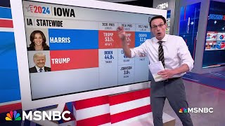 Record shattering Steve Kornacki breaks down historic results in last minute 2024 polling [upl. by Phaidra]