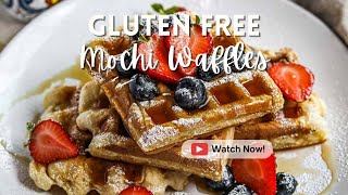 Easy Mochi Waffles Recipe [upl. by Treve224]