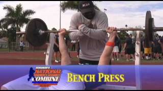 Daniel Chiappa LB Cardinal Gibbons HS Class of 2011 National Underclassmen Combine  Miami 2010 [upl. by Rabma]