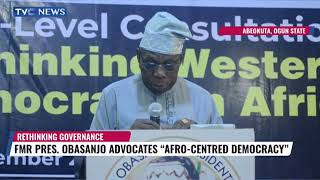 VIDEO Former President Olusegun Obasanjo Says Western Liberal Democracy Has Failed Africa [upl. by Adniral]