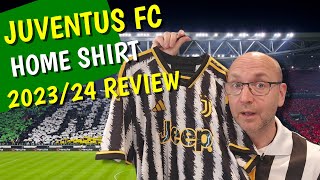 New JUVENTUS 2324 Adidas Home Kit Review [upl. by Elyac755]