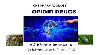 Opioid Drugs  CNS Pharmacology  Tamil [upl. by Siravart]