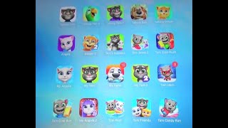 Talking Tom Talking Pierre Tom 2 Bubbles Tom pool Candy run My Angela 2 My Hank and Others [upl. by Aneehsar992]