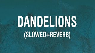 Ruth B  Dandelions Slowed  Reverb Lyrics [upl. by Placida]