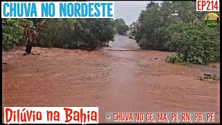 Chuva e Enchentes na Bahia Muitos rios e riachos transbordando EP214 [upl. by Nodal]