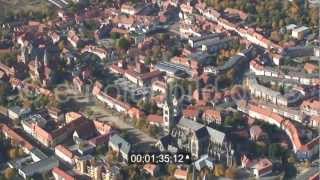 Stadtansicht der Altstadt von Halberstadt im Bundesland SachsenAnhalt [upl. by Traggat]