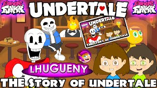 FNF THE STORY OF UNDERTALE MOD SONG by lhugueny UNDERTALE MOD PARODY LADY GAGA BAD ROMANCE [upl. by Nodyarb875]