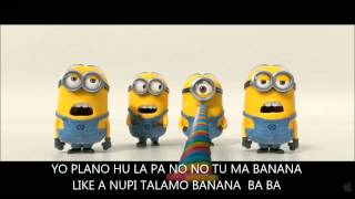 Despicable Me 2 Video  Banana and Potato Song lyrics  stixoi [upl. by Nodearb]