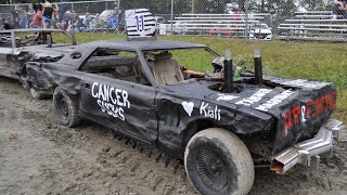 2017 Demolition Derby  Smash Up For MS  Small Car Heat [upl. by Tireb265]