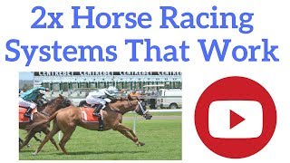 2 X Horse Racing Systems That Work – FINALLY [upl. by Harwell]