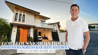 House Tour 17 Modern Luxury Home Made in HighQuality Finishes • Verdana Homes Mamplasan [upl. by Amikehs135]