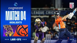 Cognizant Major League Cricket Game 4 Highlights  LA Knight Riders vs San Francisco Unicorns [upl. by Dnomsed]