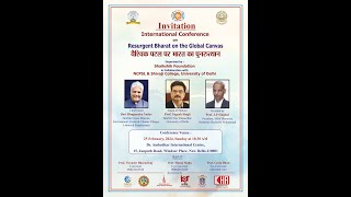 International conference Resurgent Bharat on the Global Canvas 2526 February 24 [upl. by Stevana45]