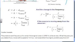 Doppler Effect Example Problems [upl. by Zischke74]