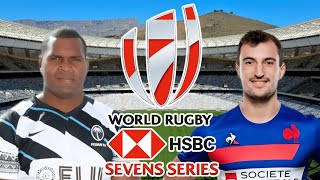 FIJI 7s vs FRANCE 7s CAPE TOWN 7s 2023 Live Commentary [upl. by Anaujit253]