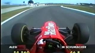 F1 Spain 1997 FP3 Michael Schumacher OnBoard [upl. by Enihpesoj]