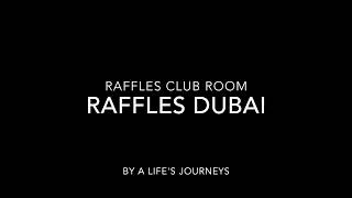 Raffles Dubai Club Room [upl. by Yvehc36]