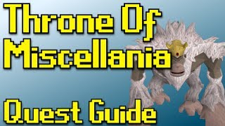 THRONE OF MISCELLANIA  O TRONO DE MISCELÂNEA  RUNESCAPE [upl. by Acsecnarf]